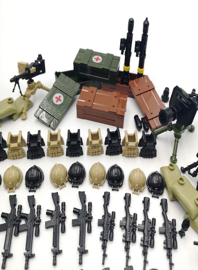 ZHX Weapon Pack Military Weapon Accessories Army Guns Simulate Battle Building Blocks Brick Toys for Kids - Image 3